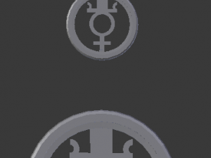 3d print glass coaster pan and pendant 3D Принт Модель