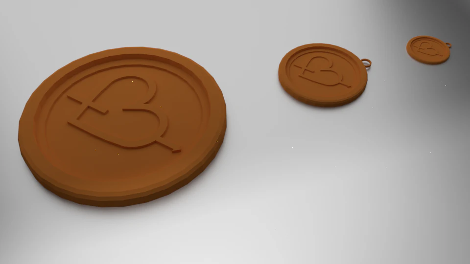 3d print glass coaster eros and pendant 3D Print Model .c4d .max .obj .3ds .fbx .stl .blend 