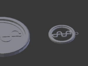 3d print glass coaster asclepius and pendant 3D-printmodel