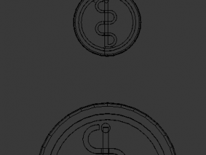 3d print glass coaster asclepius and pendant 3D-printmodel