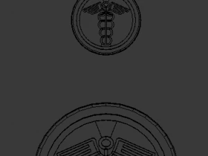 3d print glass coaster hermes and pendant 3D Print Model