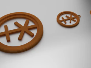 Porta-copos de vidro com impressão 3D hera e pingente Modelo de Impressão 3D