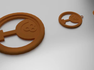 Porta-copos de vidro com impressão 3D Dionísio e pingente Modelo de Impressão 3D