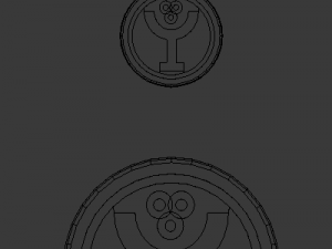 3d print glass coaster dionysus and pendant 3D-printmodel