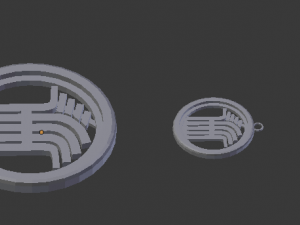 3d print glass coaster demeter and pendant 3D Принт Модель
