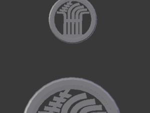 3d print glass coaster demeter and pendant 3D Принт Модель