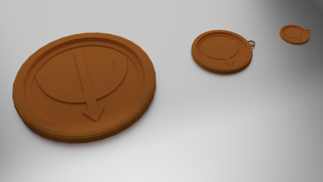 3d print glass coaster artemis and pendant 3Dプリントモデル .c4d .max .obj .3ds .fbx .stl .blend 
