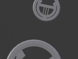 3d print glass coaster apollon and pendant 3D Baskı Modeli