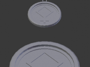 3d print glass coaster athene and pendant Model Cetak 3D