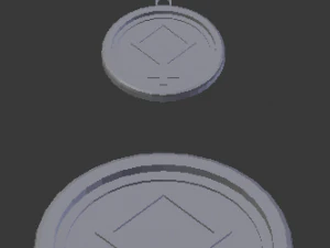 3d print glass coaster athene and pendant 3D Print Model