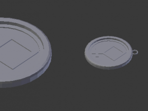 3d print glass coaster athene and pendant Model Cetak 3D