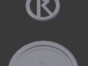 3d print glass coaster raidho and pendant 3D-printmodel