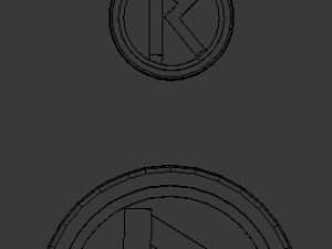 3d print glass coaster raidho and pendant 3D-printmodel
