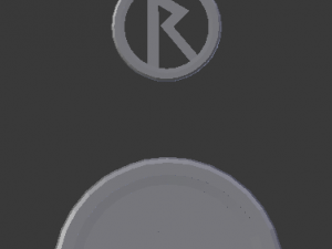 3d print glass coaster raidho and pendant 3D-printmodel