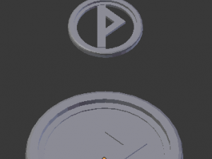 3d print glass coaster wunjo and pendant Model do druku 3D
