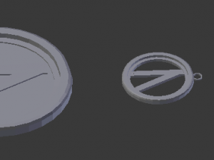 3d print glass coaster uruz and pendant 3D प्रिंट मॉडल