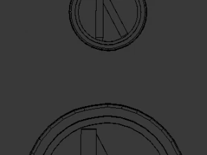 3d print glass coaster uruz and pendant 3D Print Model