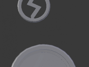 3d print glass coaster sowilo and pendant 3Dプリントモデル