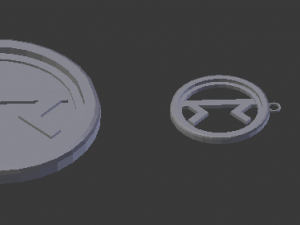 3d print glass coaster pertho and pendant 3D-printmodel