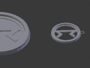 3d print glass coaster pertho and pendant 3D Print Model