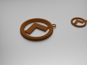 kaunan pendant 3D प्रिंट मॉडल