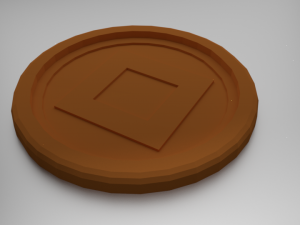 ingwaz coaster 3D प्रिंट मॉडल