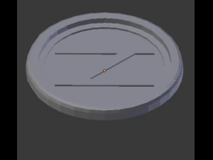 hagalaz coaster 3D Print Model