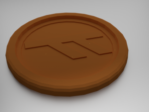 fehu coaster 3D प्रिंट मॉडल
