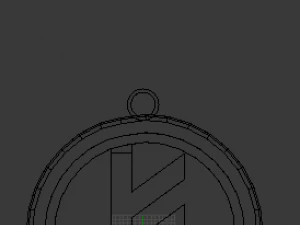fehu pendant 3D Print Model