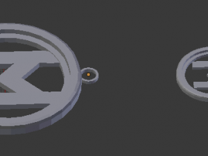 ehwaz pendant 3D 프린트 모델