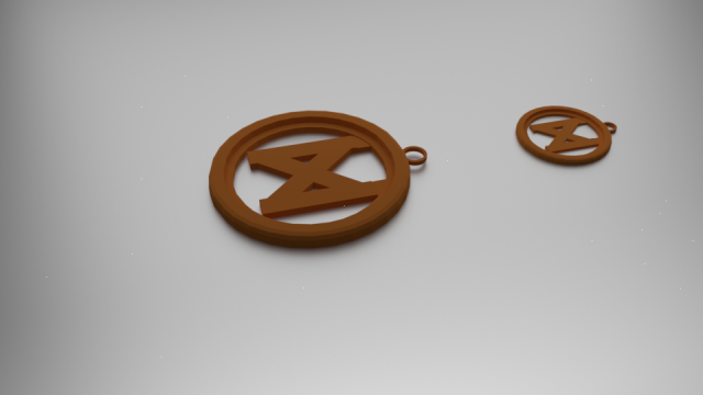 dagaz pendant Model Cetak 3D .c4d .max .obj .3ds .fbx .stl .blend
