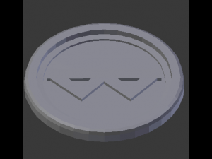 berkanan coaster Modello di stampa 3D