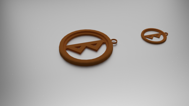 berkanan pendant 3D-printmodel .c4d .max .obj .3ds .fbx .stl .blend 