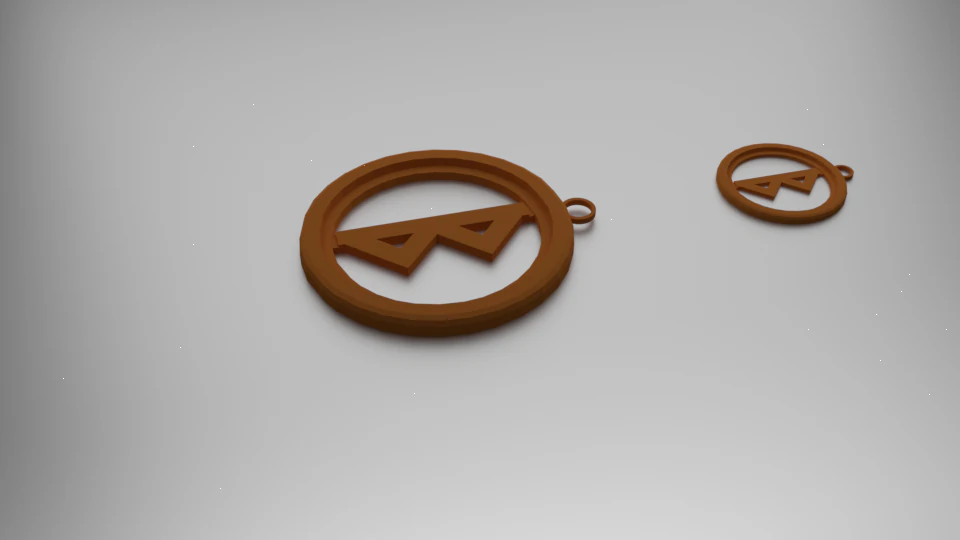 berkanan pendant 3D Print Model .c4d .max .obj .3ds .fbx .stl .blend 
