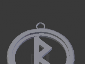 berkanan pendant 3D-printmodel
