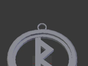 berkanan pendant 3D Print Model