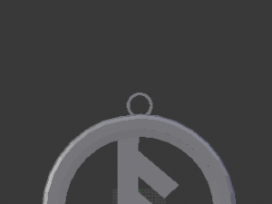 ansuz pendant 3Dプリントモデル