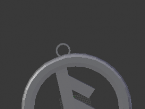 ansuz pendant 3Dプリントモデル