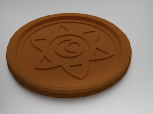 svadhisthana sacral chakra coaster Modèles 3D en vedette
