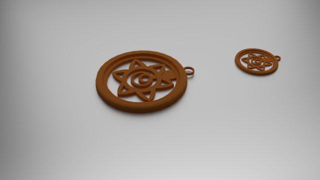 svadhisthana sacral chakra pendant 3D Принт Модель .c4d .max .obj .3ds .fbx .stl .blend 