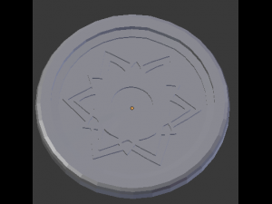 sahasrara crown chakra coaster 3D प्रिंट मॉडल