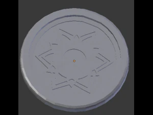 sahasrara crown chakra coaster 3D Print Model
