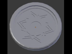 sahasrara crown chakra coaster 3D Print Model