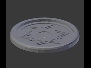 sahasrara crown chakra coaster 3D Print Model
