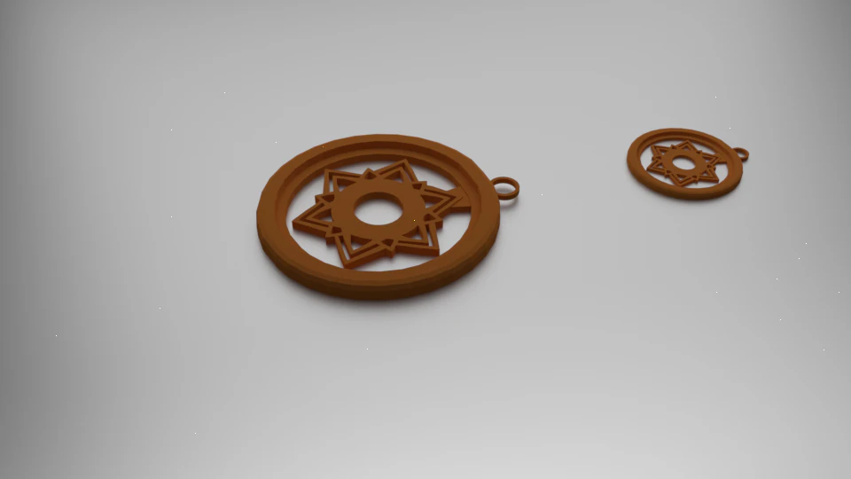 sahasrara crown chakra pendant 3D Print Model .c4d .max .obj .3ds .fbx .stl .blend 