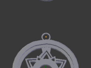 sahasrara crown chakra pendant Modèles 3D en vedette