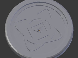 muladhara root chakra coaster 3D प्रिंट मॉडल