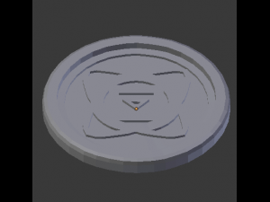 muladhara root chakra coaster 3D प्रिंट मॉडल