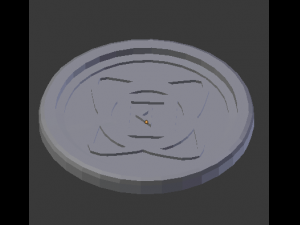 muladhara root chakra coaster 3D प्रिंट मॉडल