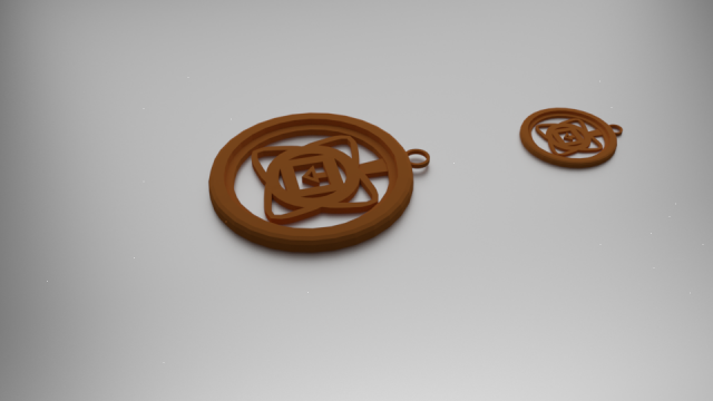 muladhara root chakra pendant 3D Print Model .c4d .max .obj .3ds .fbx .stl .blend 